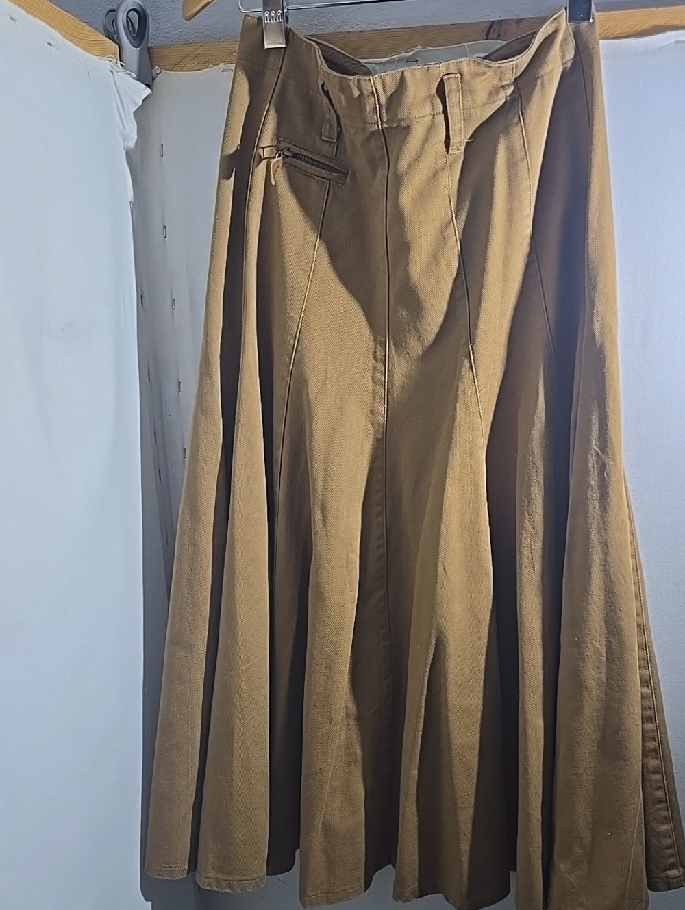 Together A-Line Flared Skirt with Zip Detail